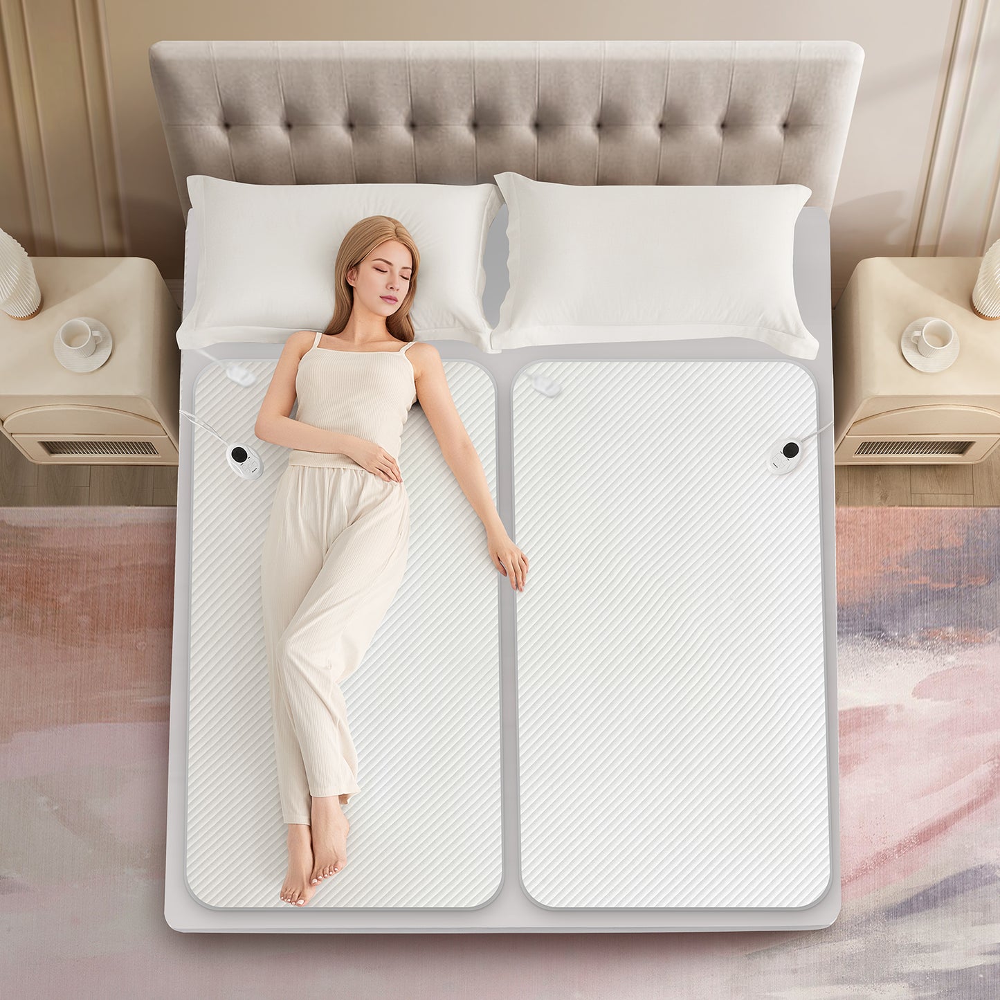 Air-lock Waterproof Heated Mattress Pad