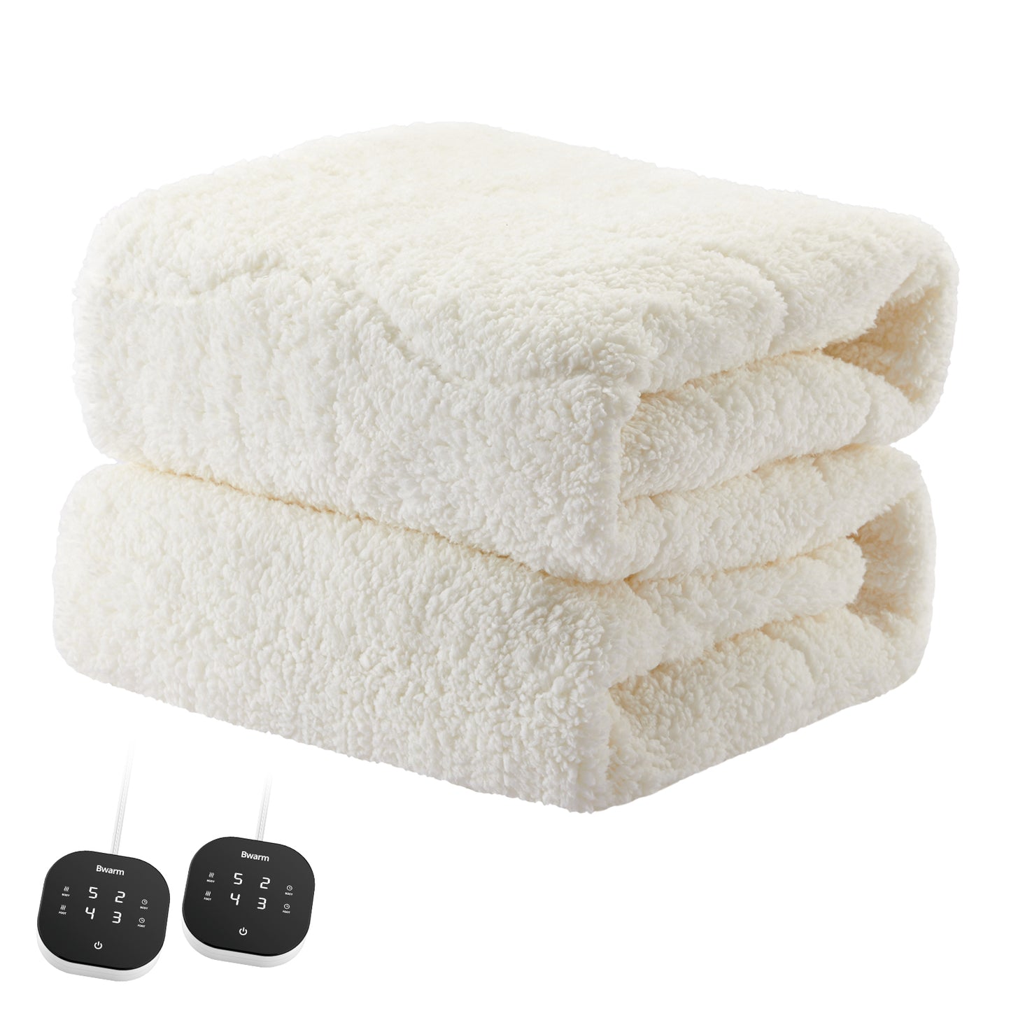 Therma-Lock Multi-Zone Sherpa Fleece Heated Mattress Pad