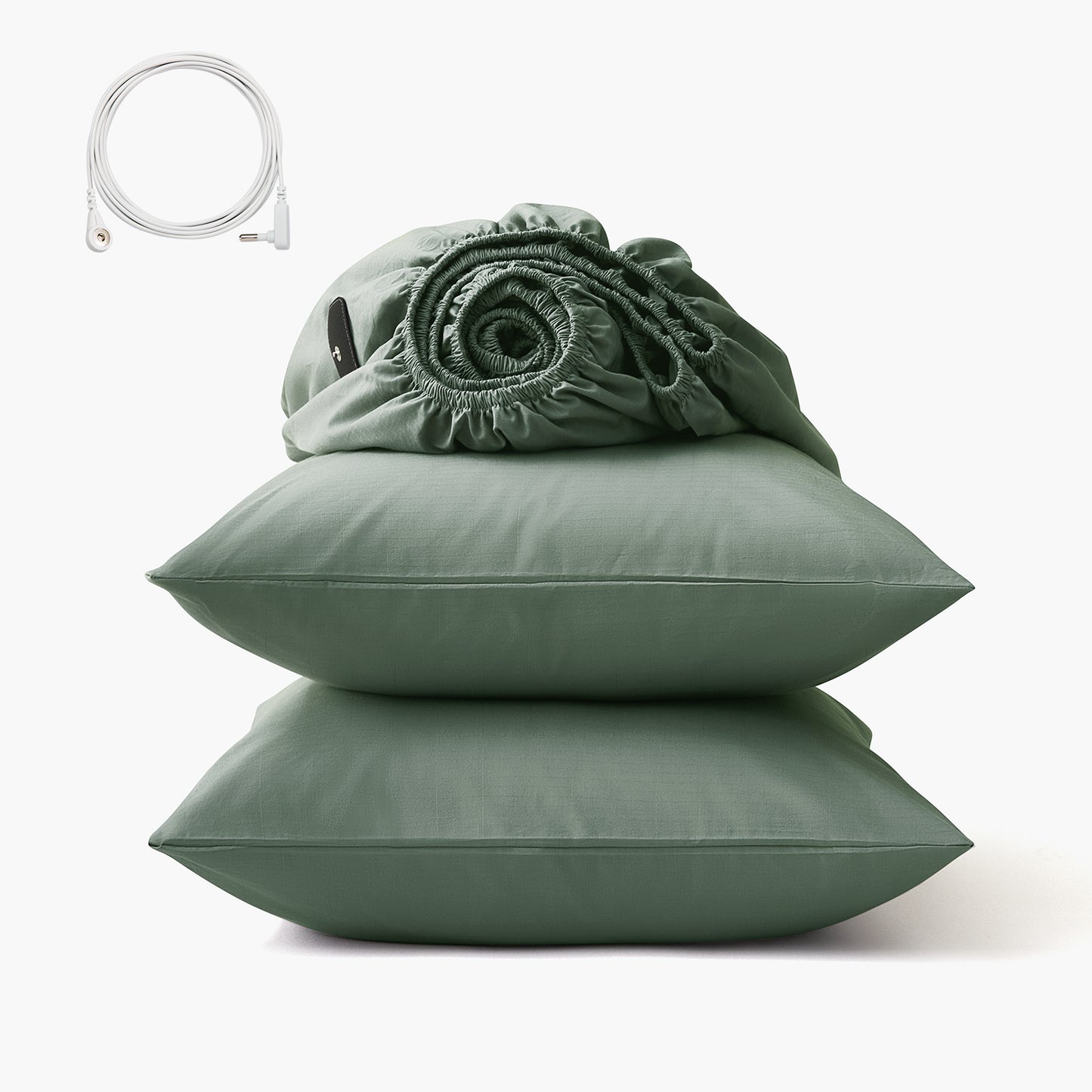 Earthing & Grounding Spannbettlaken- und Kissenbezug-Set