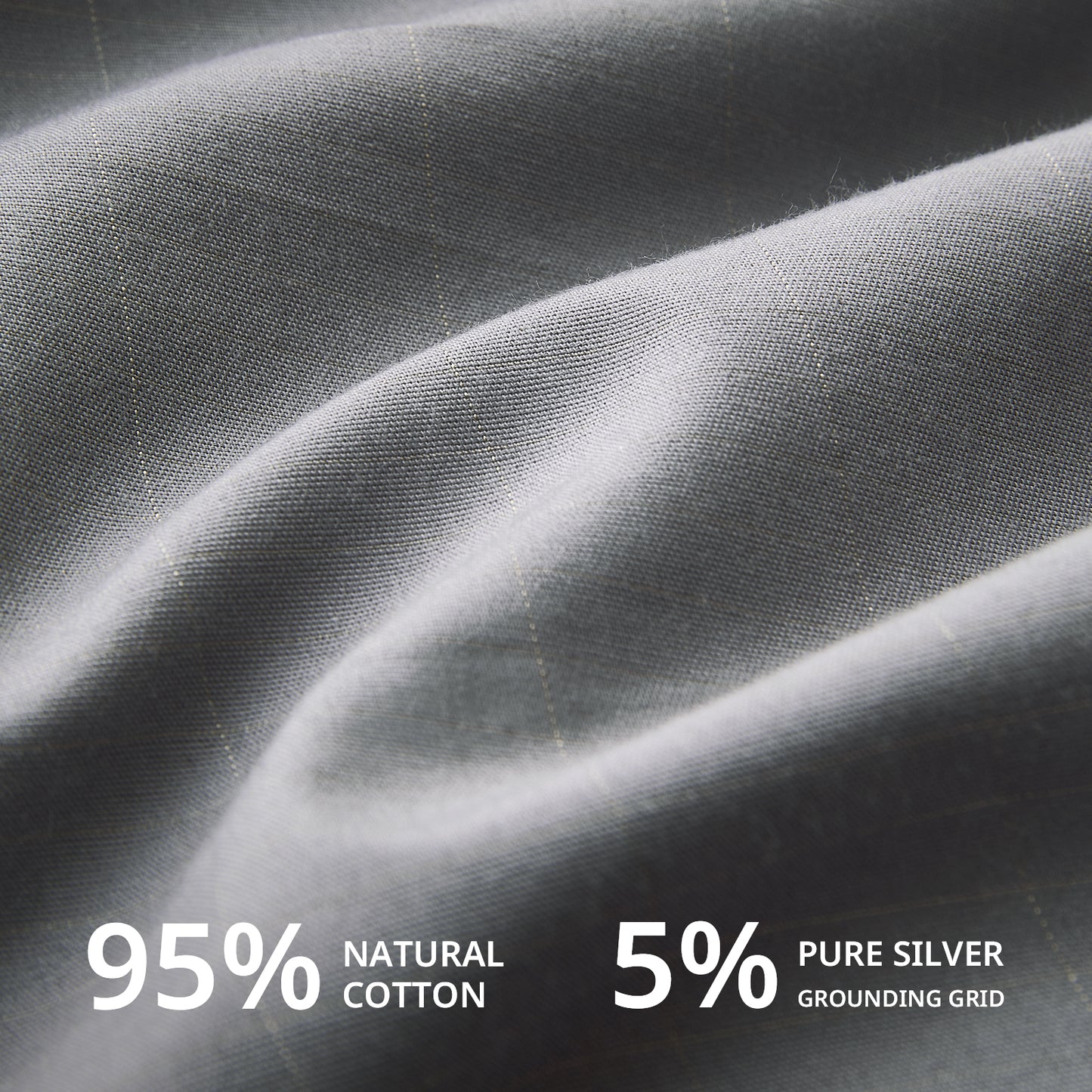 Earthing & Grounding Spannbettlaken- und Kissenbezug-Set