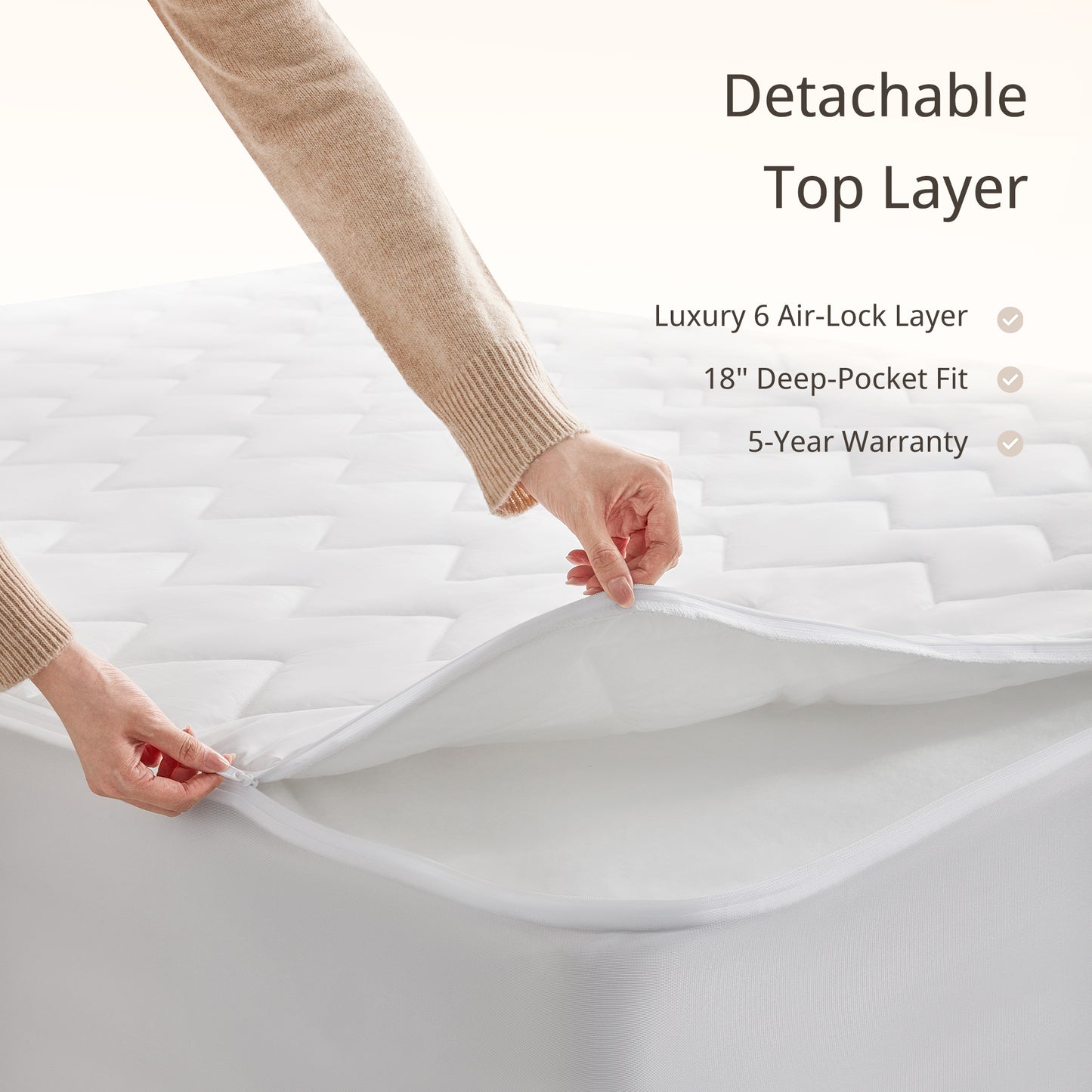 Air-Lock Multi-Zone Heated Mattress Pad