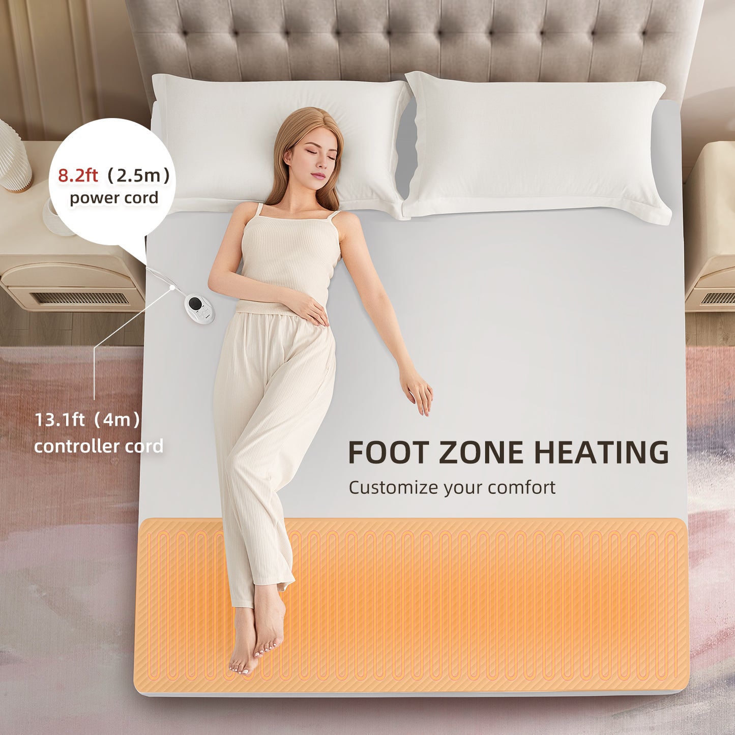 Air-lock Waterproof Foot Warmer for Bed