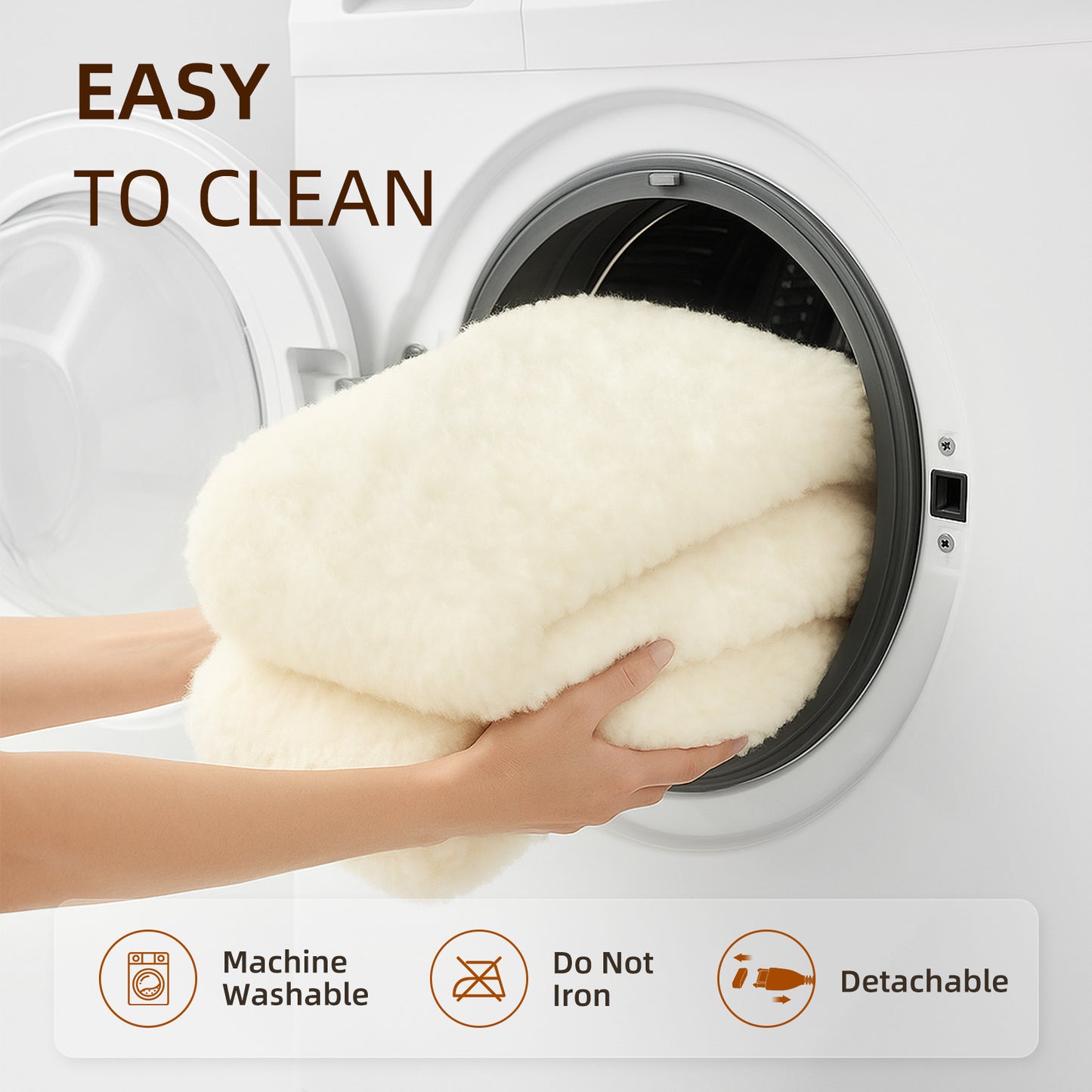 Organic Wool Multi-Zone Pro Heated Mattress Pad