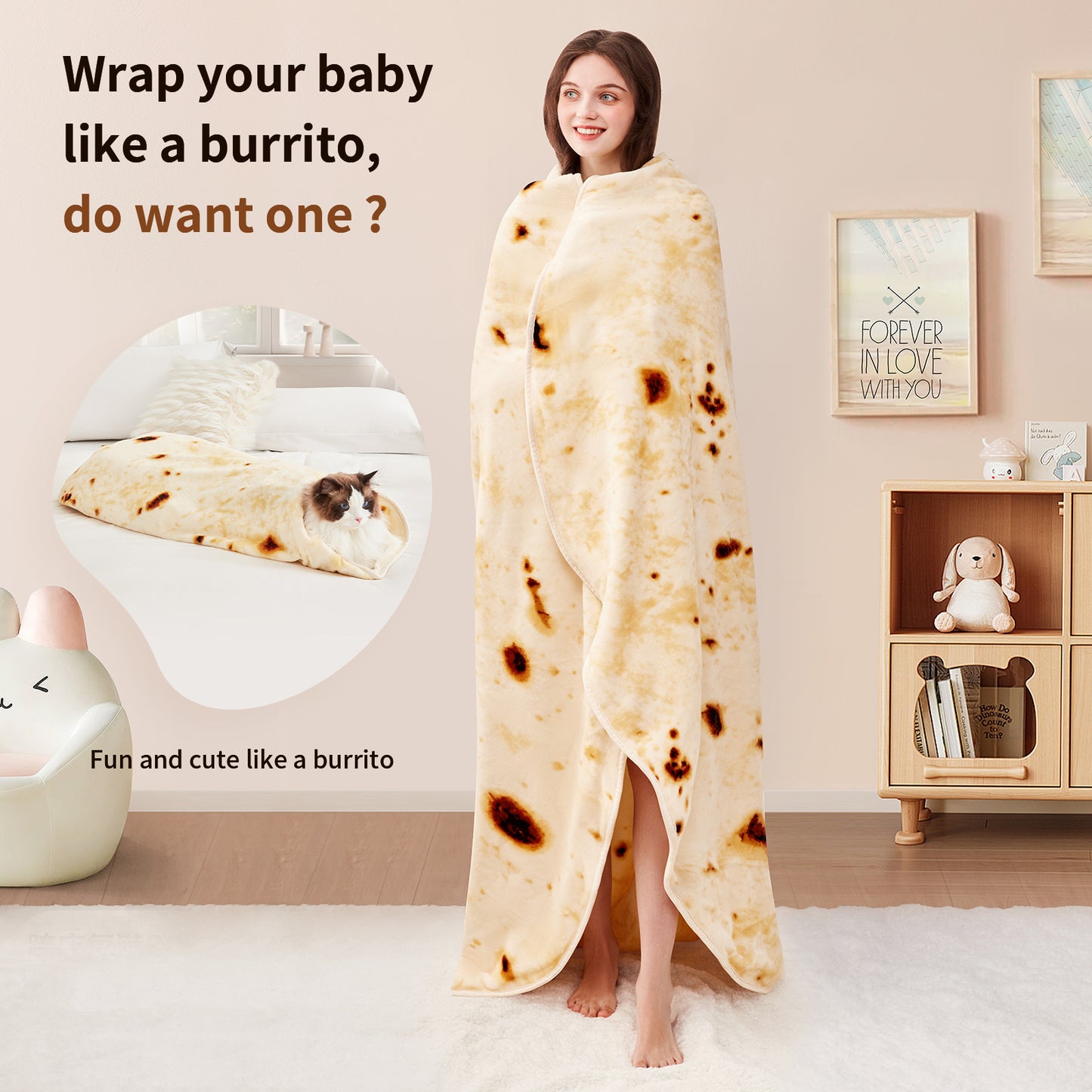 Burrito Wärme-Heizdecke