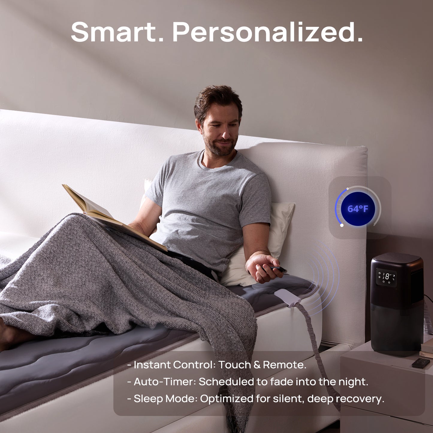 Système de Refroidissement par Eau Omni Sleep™ PRO pour Personnes ayant Chaud la Nuit