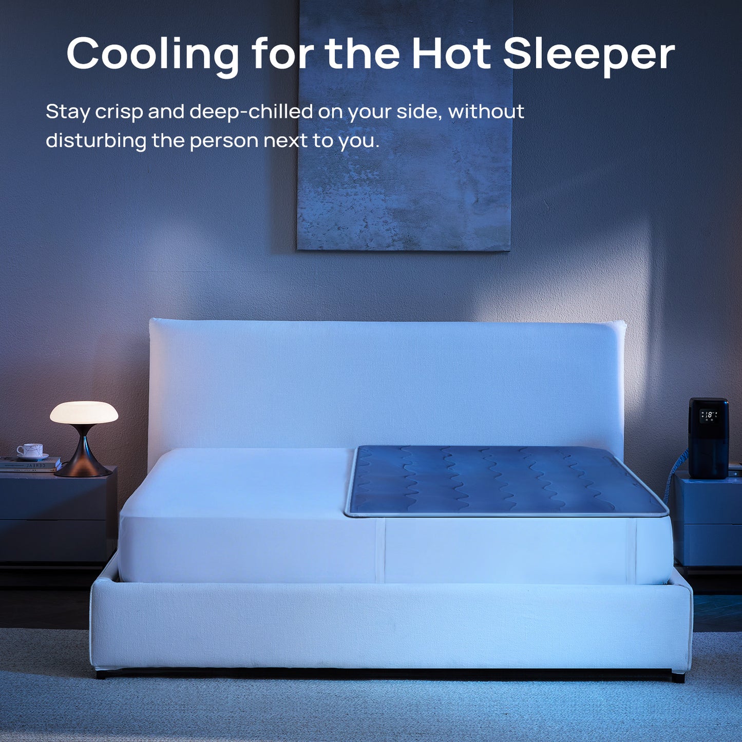 Système de Refroidissement par Eau Omni Sleep™ PRO pour Personnes ayant Chaud la Nuit