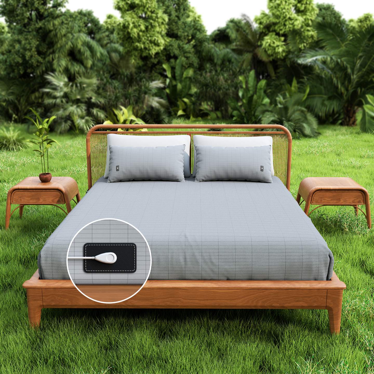 Earthing & Grounding Pillow Case Set- 2pcs