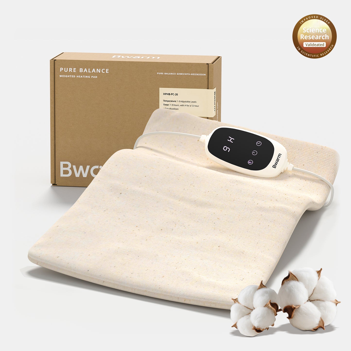 Botani Relief – 100% Organic Cotton Therapy Weighted Heating Pad
