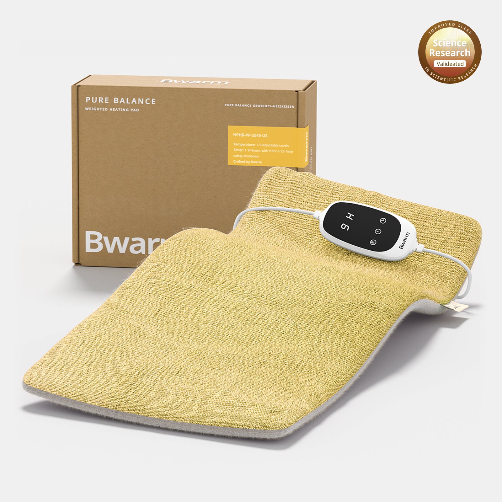 Circu Relief™ – Turmeric Herbal Therapy Weighted Heating Pad - 12" x 24"