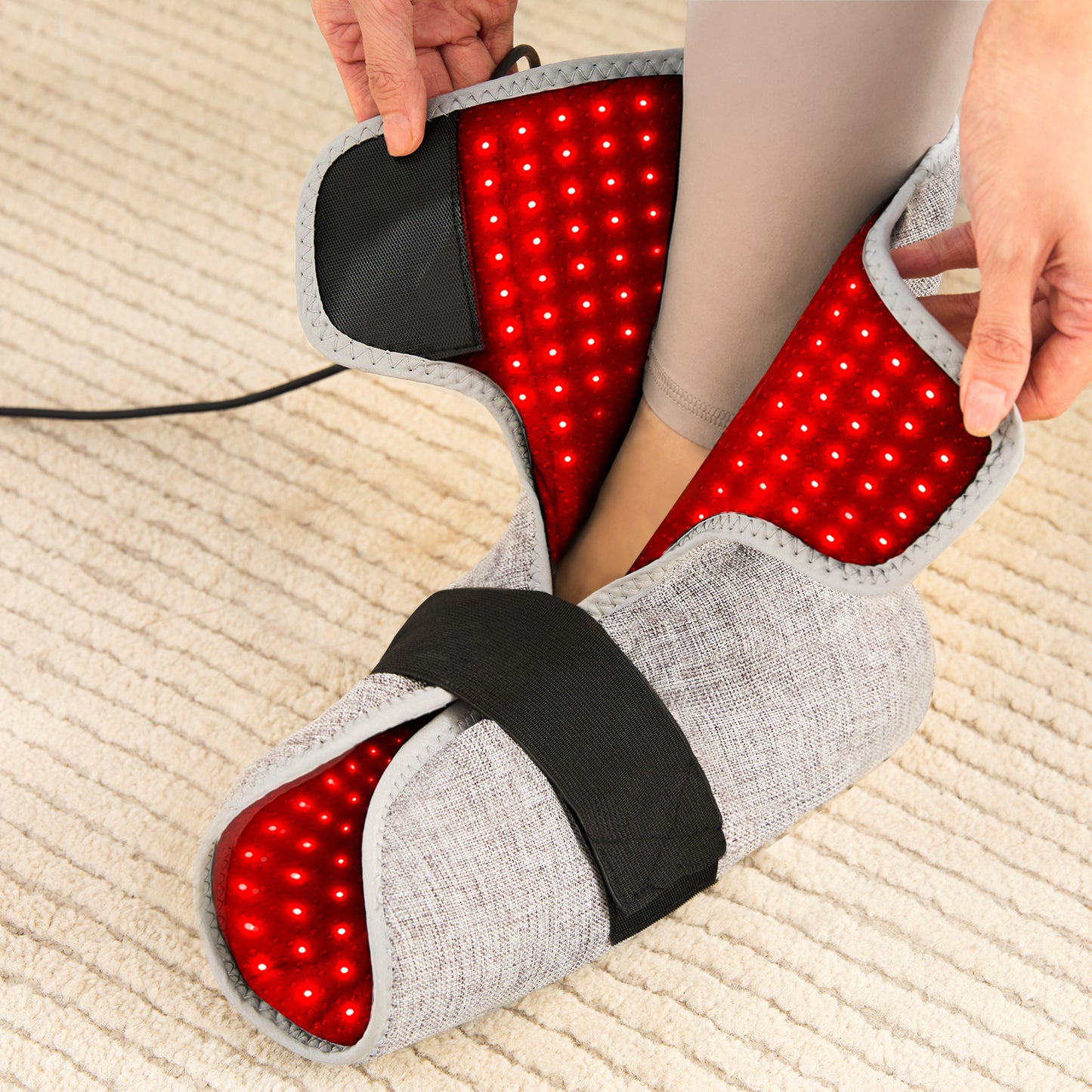 VITASOLE PRO 3-in-1 Heated Red Light Foot & Ankle Massager
