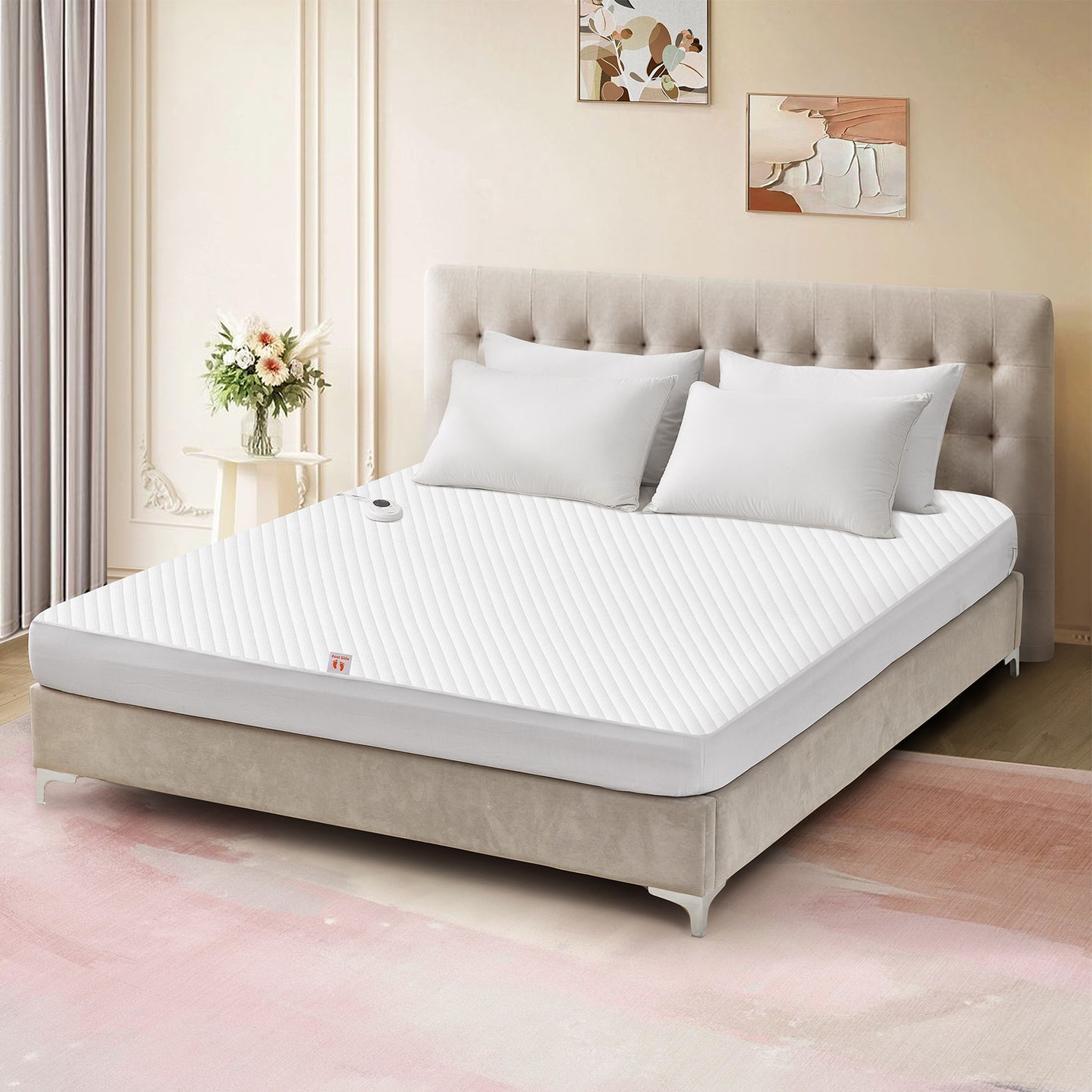 Bwarm Waterproof Heated Mattress Pad