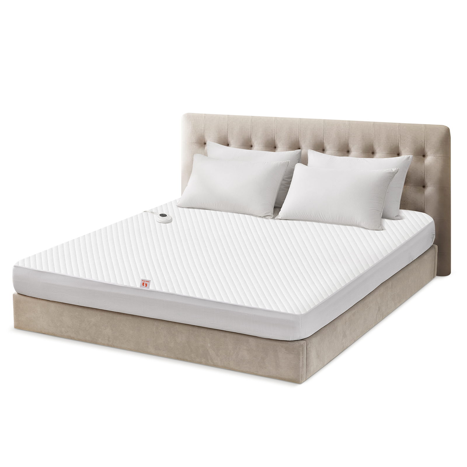Bwarm Waterproof Heated Mattress Pad