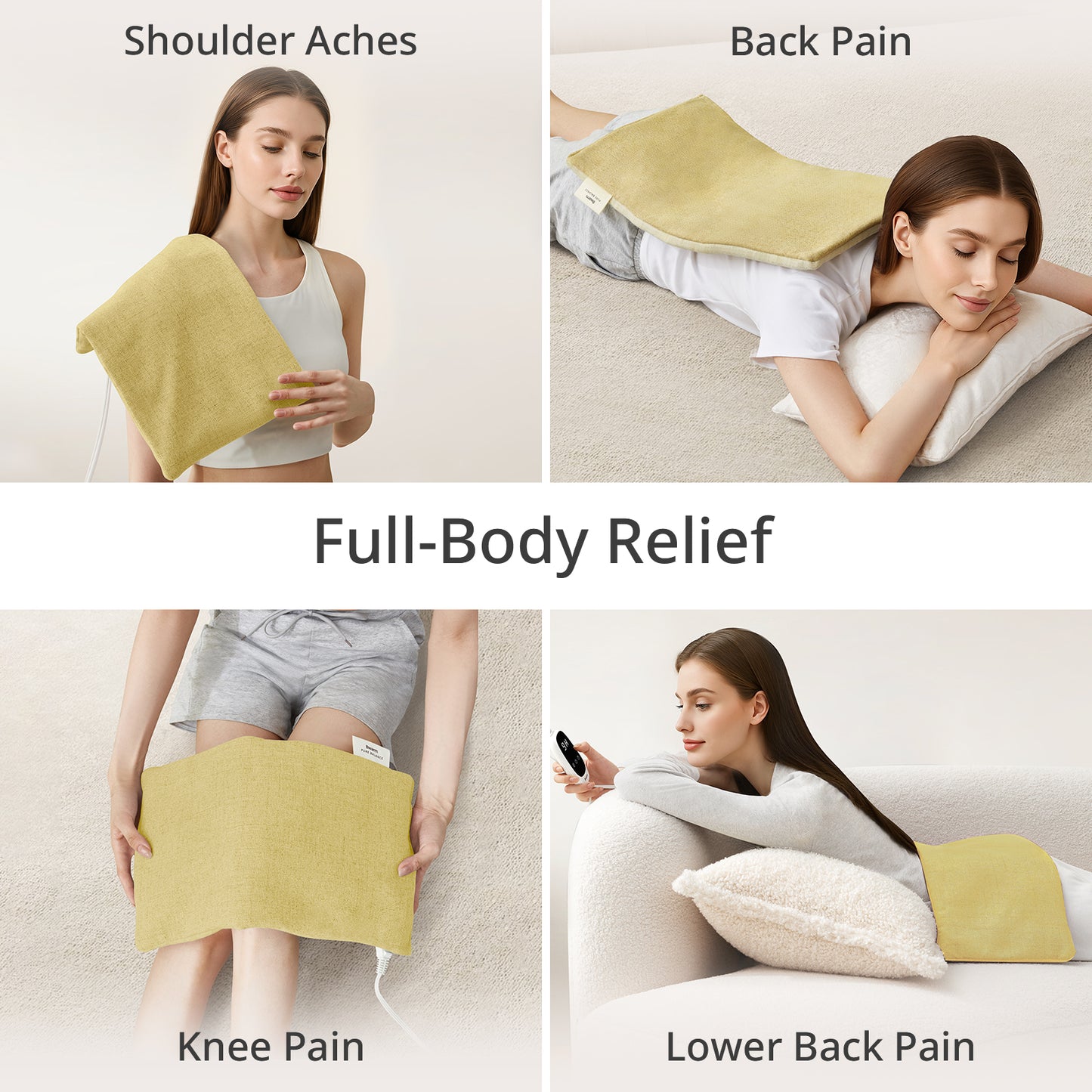Circu Relief™ – Therapy Weighted Heating Pad - 12" x 24"