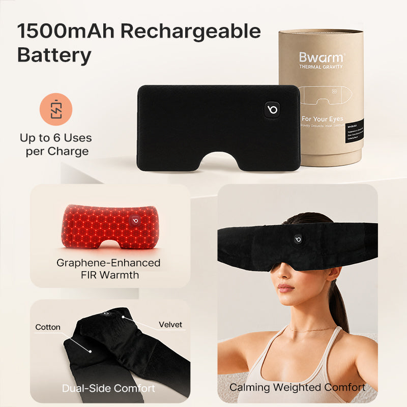 Heated Weighted Eye Sleep Mask