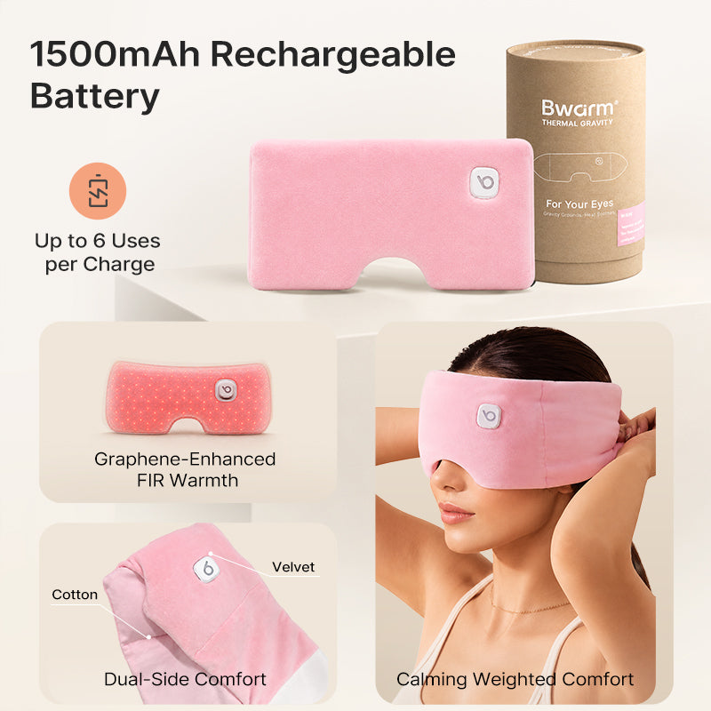 Heated Weighted Eye Sleep Mask