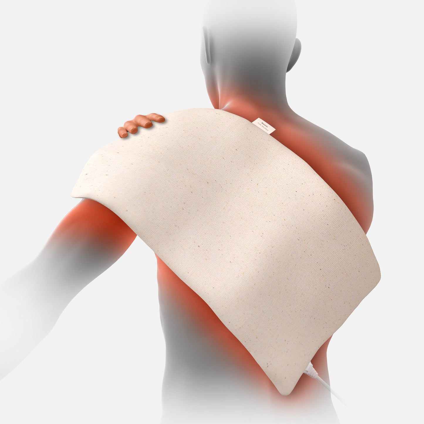 Botani Relief – Gewichtetes Heizkissen für die Kräutertherapie aus 100 % Bio-Baumwolle – 12 x 24 Zoll