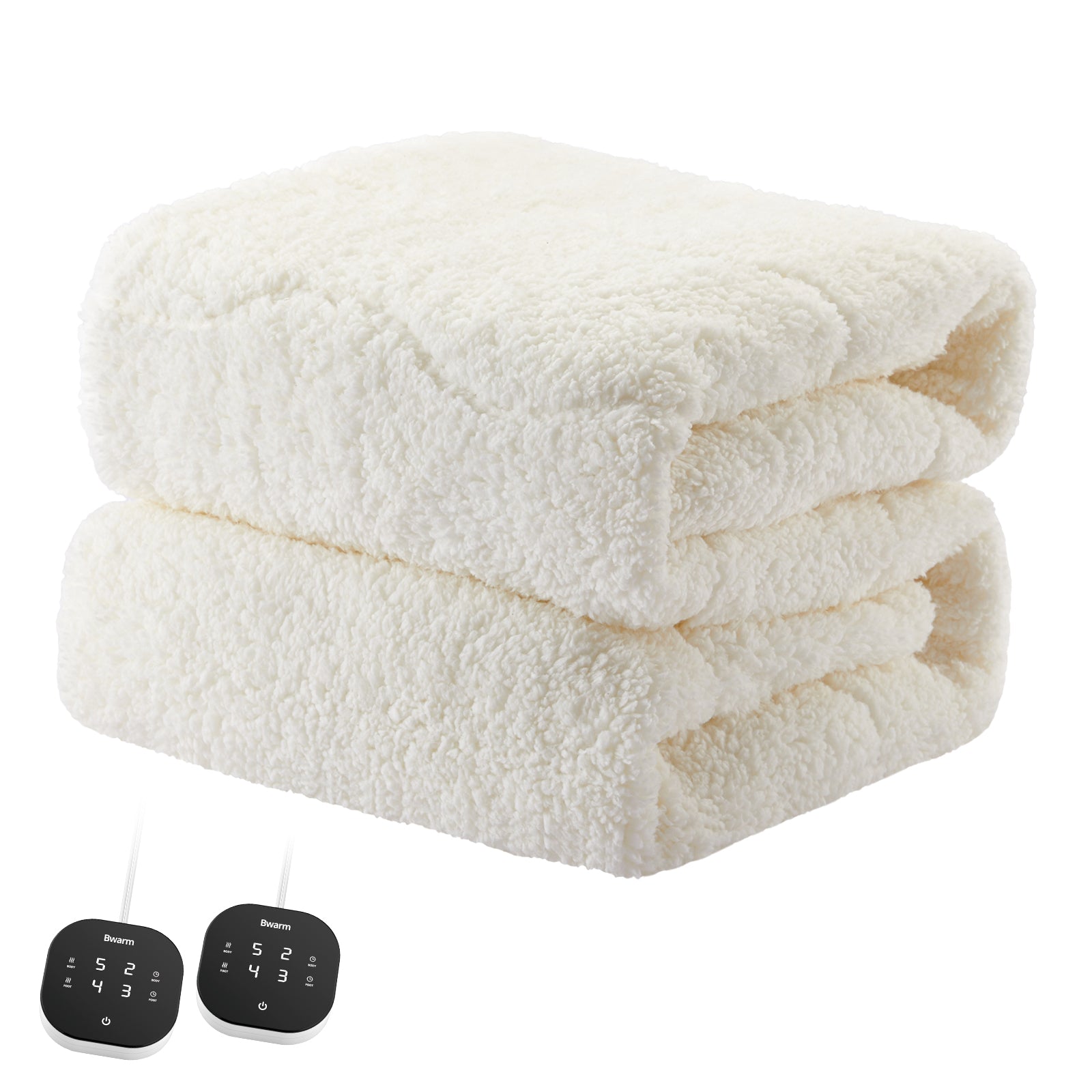 Therma-Lock Multi-Zone Sherpa Fleece Heated Mattress Pad