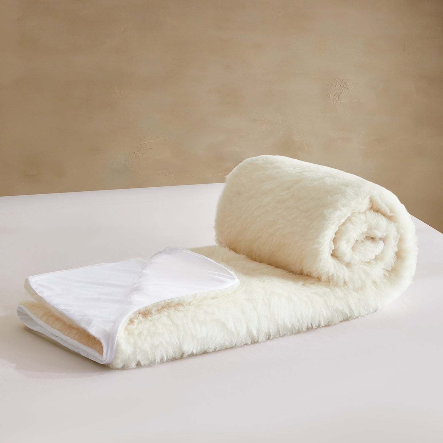 Organic Wool Fitted Mattress Pad