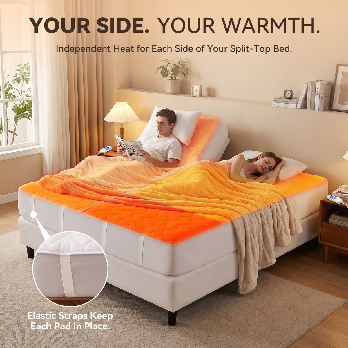 Air-Lock Multi-Zone Heated Mattress Pad