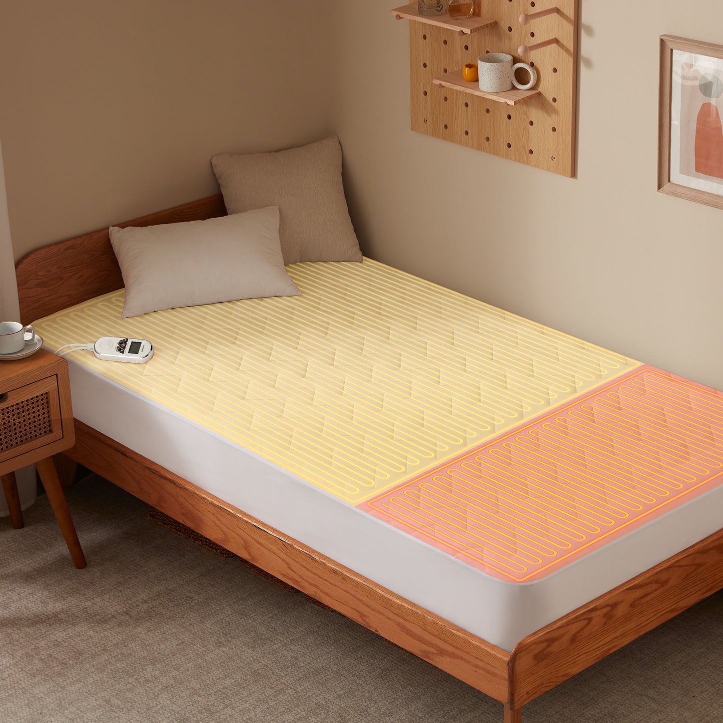 Air-Lock Multi-Zone Heated Mattress Pad