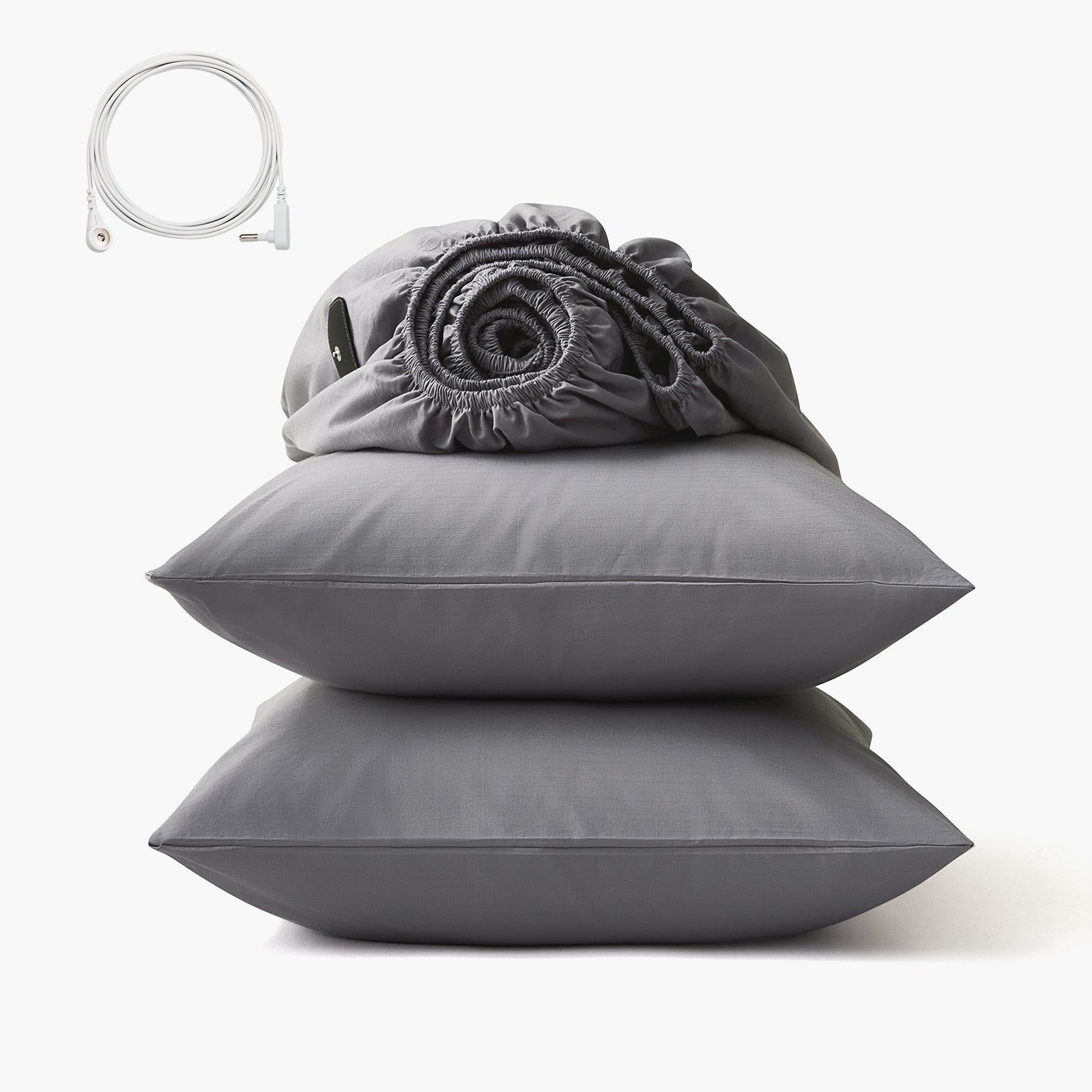 Earthing & Grounding Fitted Sheet and Pillowcase Set