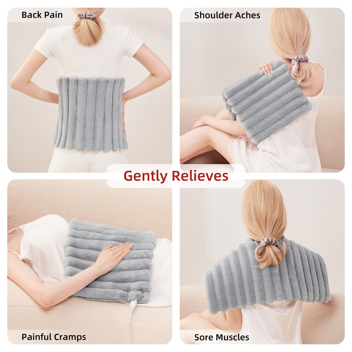 Faux Fur Adorable Heating Pad