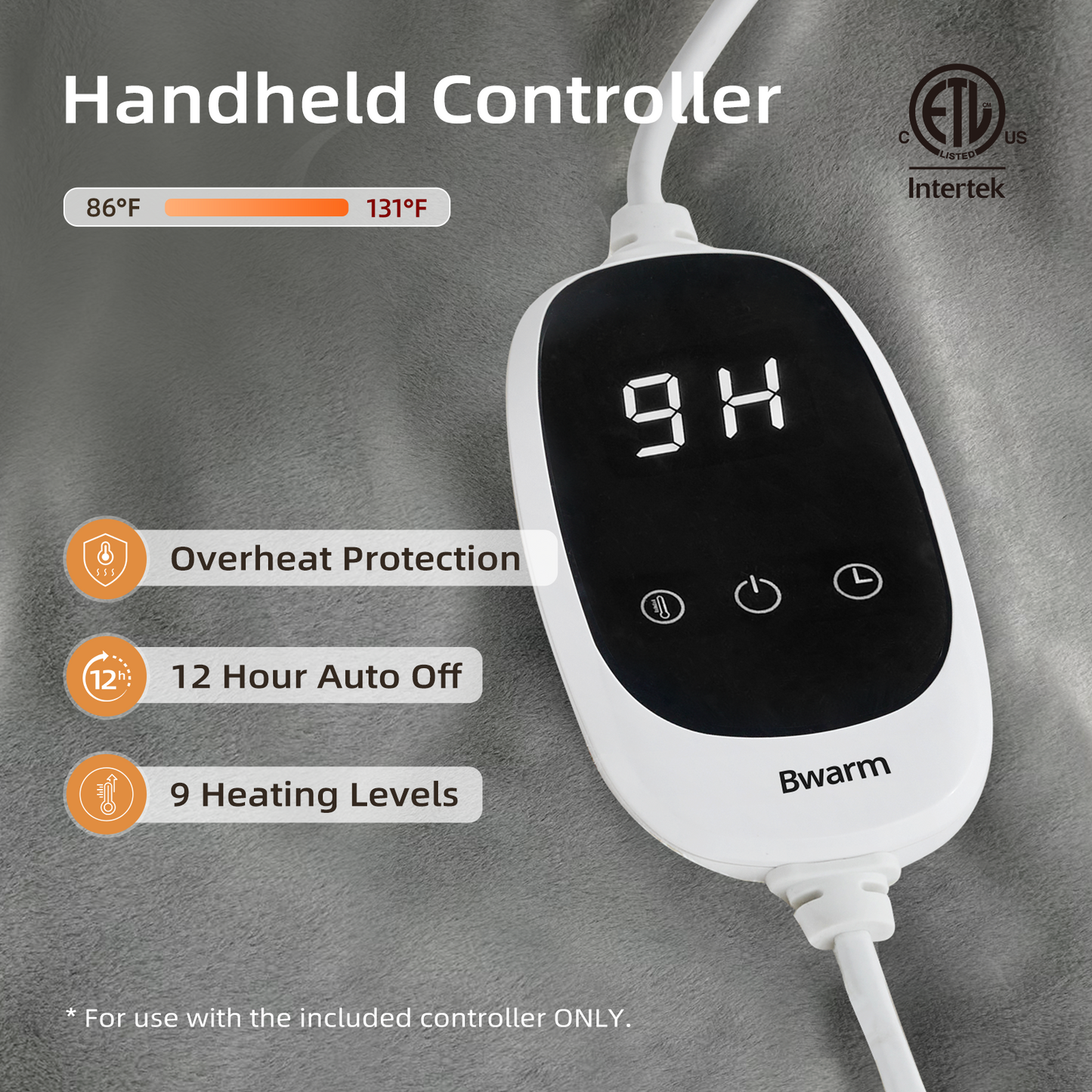 Luxe Faux Fur Softness Heated Blanket - 50" x 60"