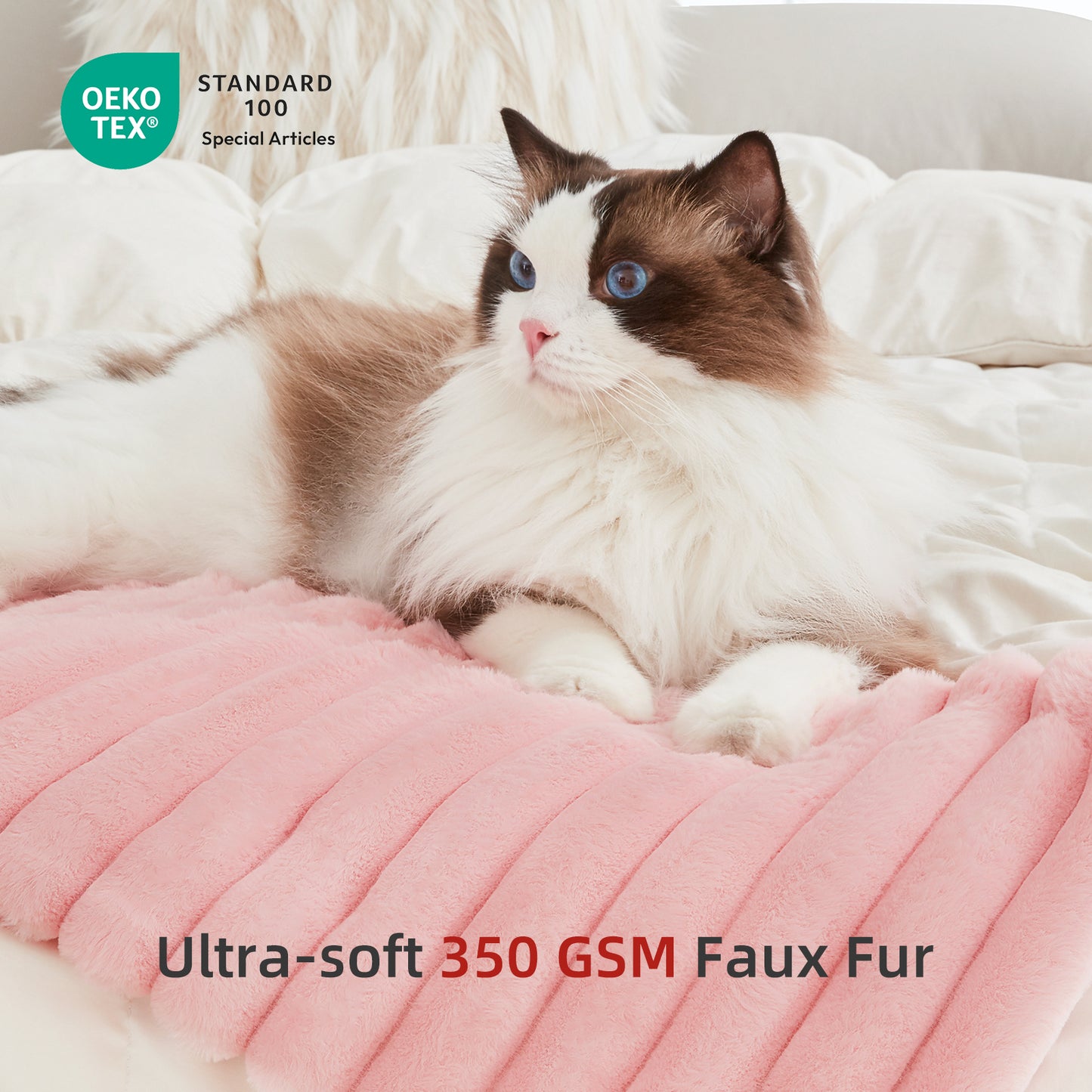 Faux Fur Adorable Heating Pad
