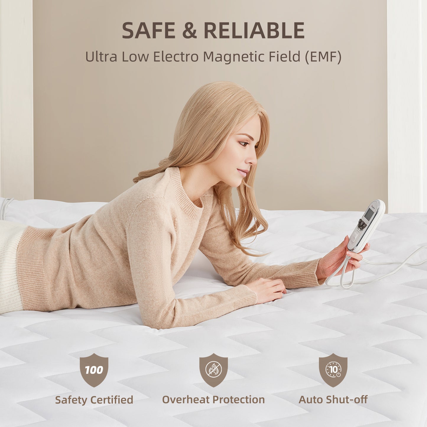 Air-Lock Multi-Zone Heated Mattress Pad