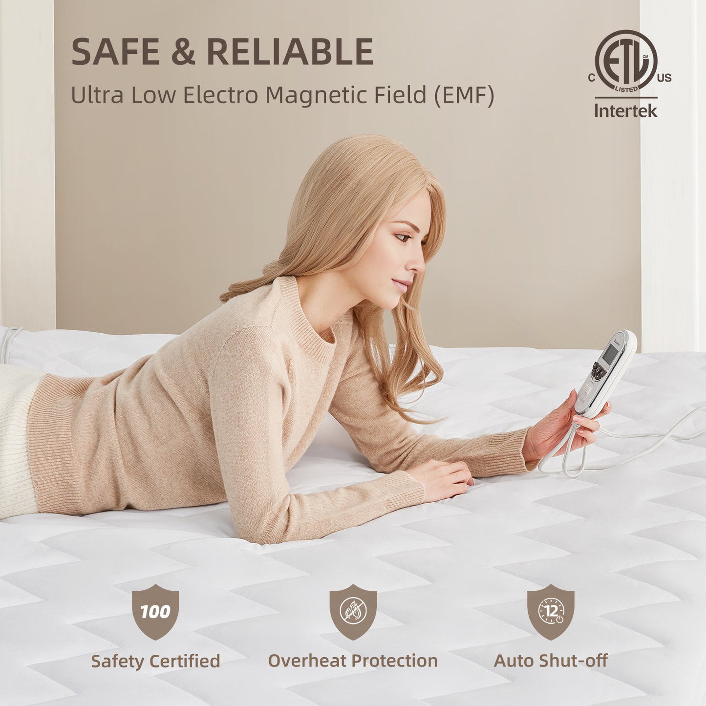 Air-Lock Multi-Zone Heated Mattress Pad