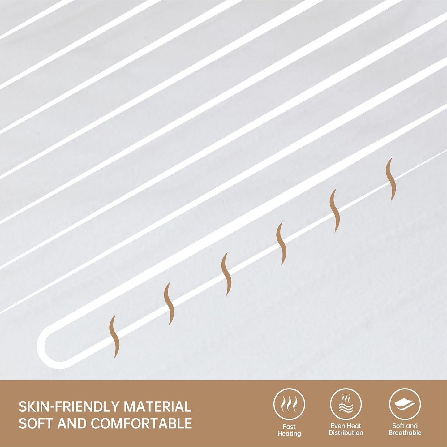 Bwarm Essential Electric Heated Mattress Pad